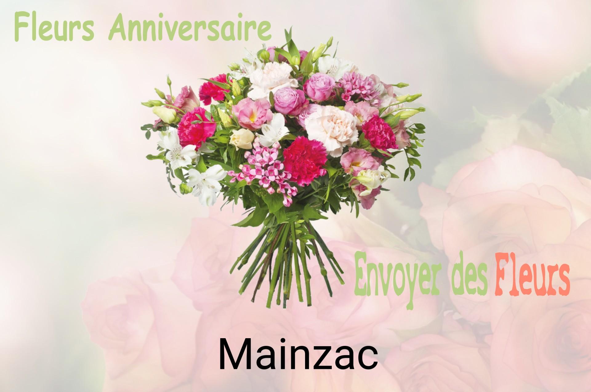Bouquet de fleurs d’anniversaire livré à Mainzac