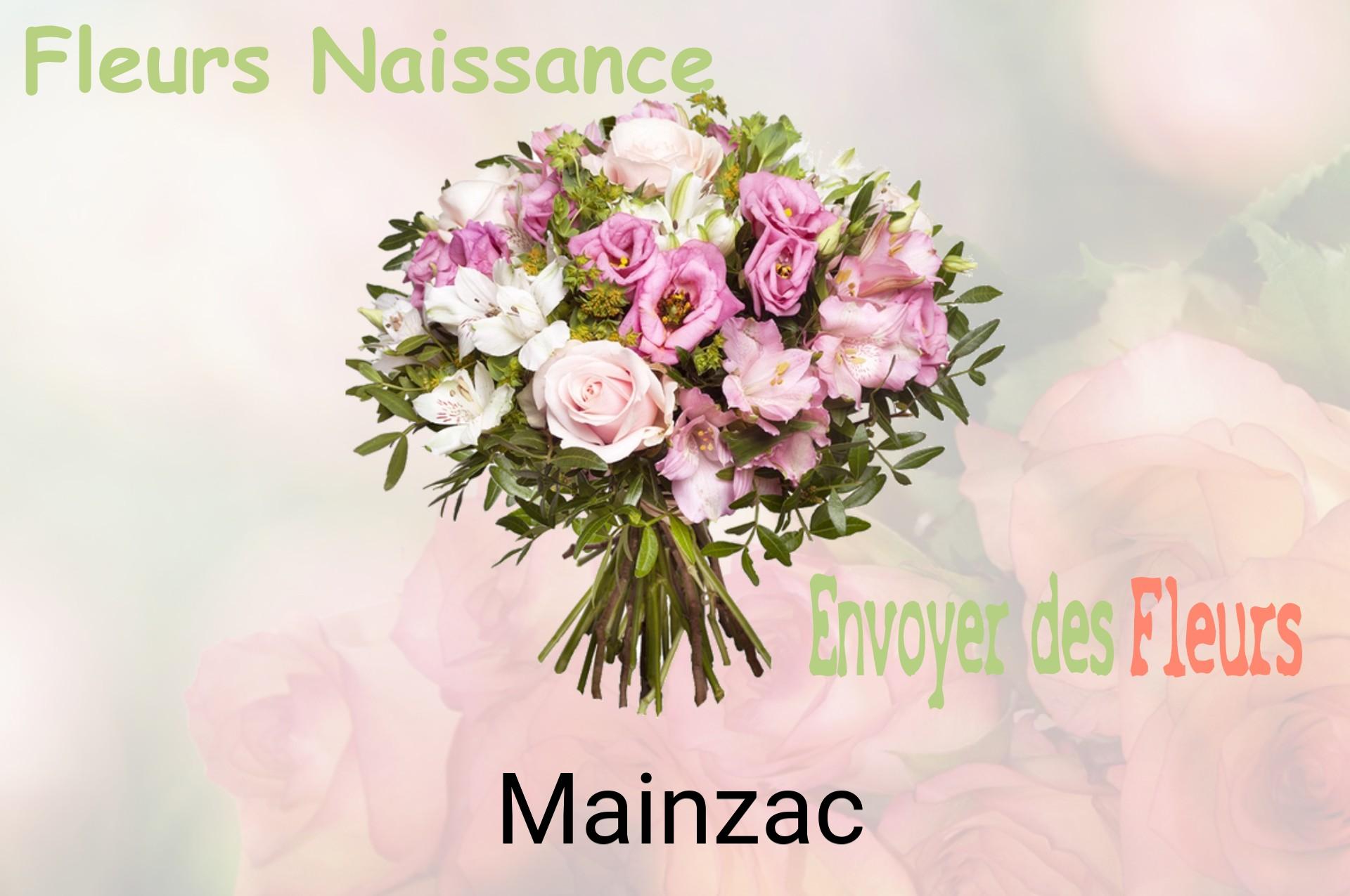 Bouquet de fleurs de naissance livré à Mainzac